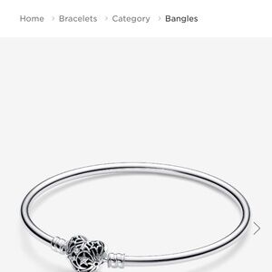 FINAL SALE - Celestial Heart Clasp Bangle